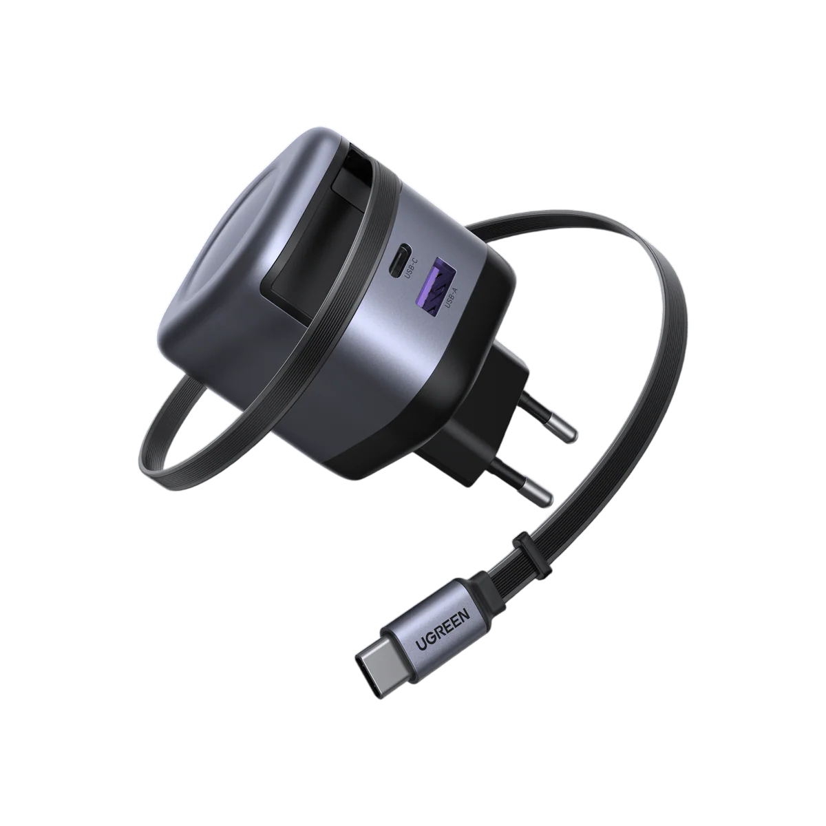 UGREEN Nexode Pro Power Adapter 45W GaN With Retractable Cable - X614