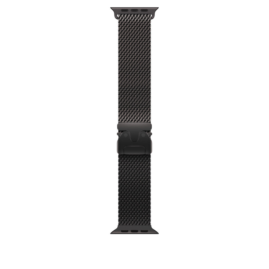 Titanium Milanese Loop For Apple Watch 49mm