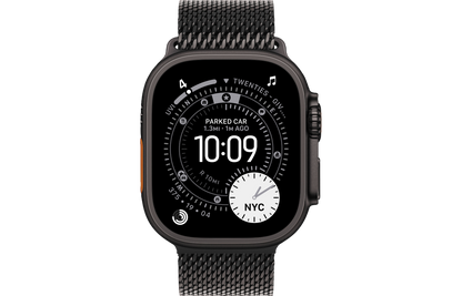 Black / Titanium Milanese Loop / Black