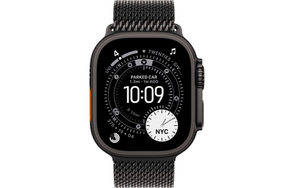 Titanium Milanese Loop / Black